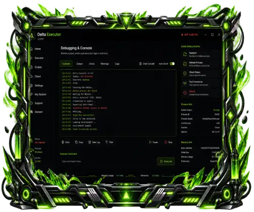Debugging and Console Options