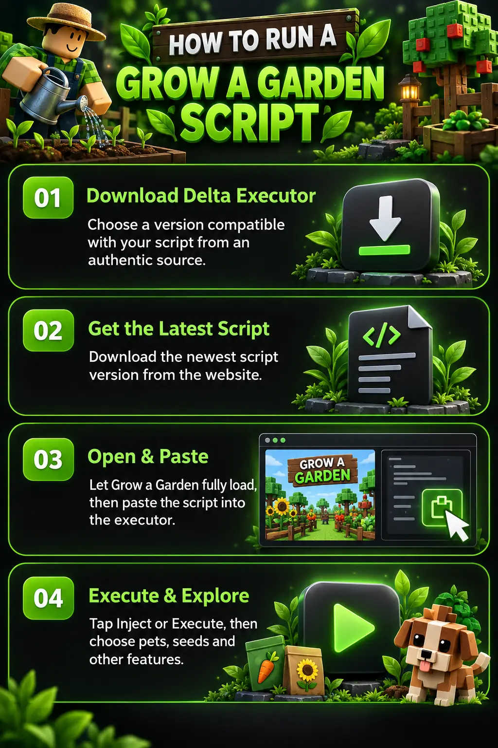 How to Run a Grow a Garden Script
